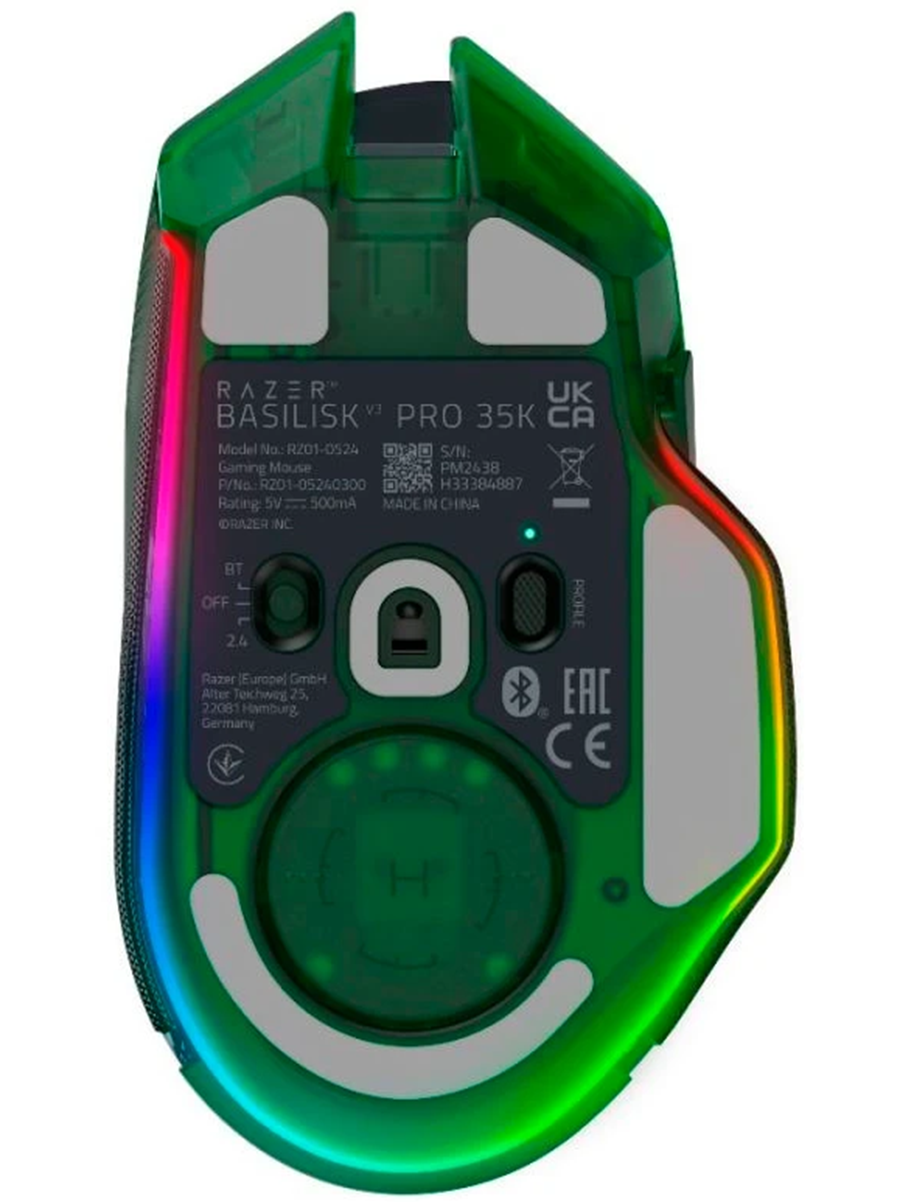 Игровая мышь Razer Basilisk V3 Pro 35K - Phantom Green Ed. Mouse Razer RZ01-05240300-R3G1