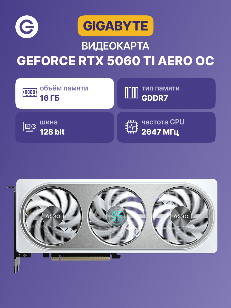 Видеокарта GIGABYTE GV-N506TAERO OC-16GD