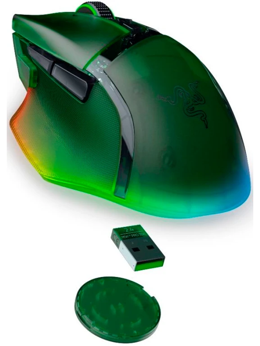 Игровая мышь Razer Basilisk V3 Pro 35K - Phantom Green Ed. Mouse Razer RZ01-05240300-R3G1