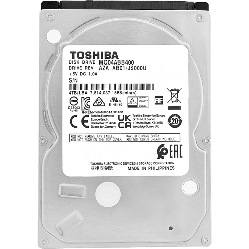 Жесткий диск Toshiba 4Tb (MQ04ABB400)