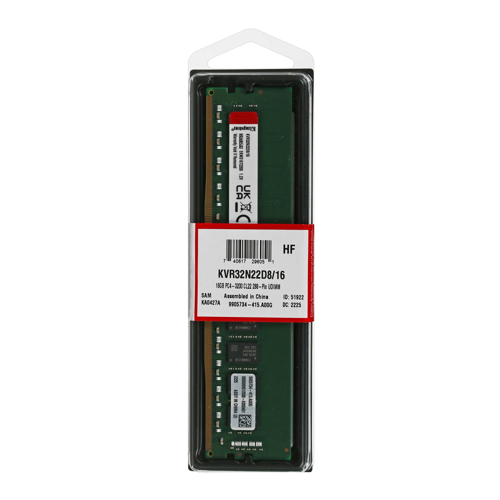 Память оперативная Kingston KVR32N22D8/16WP