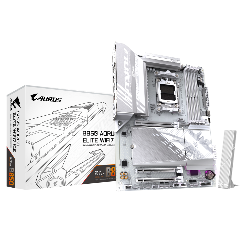Материнская плата GIGABYTE B850 AORUS ELITE WF7 ICE