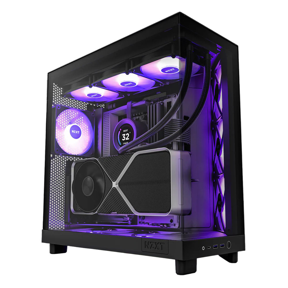 Корпус без блока питания NZXT H6 Flow RGB CC-H61FB-R1