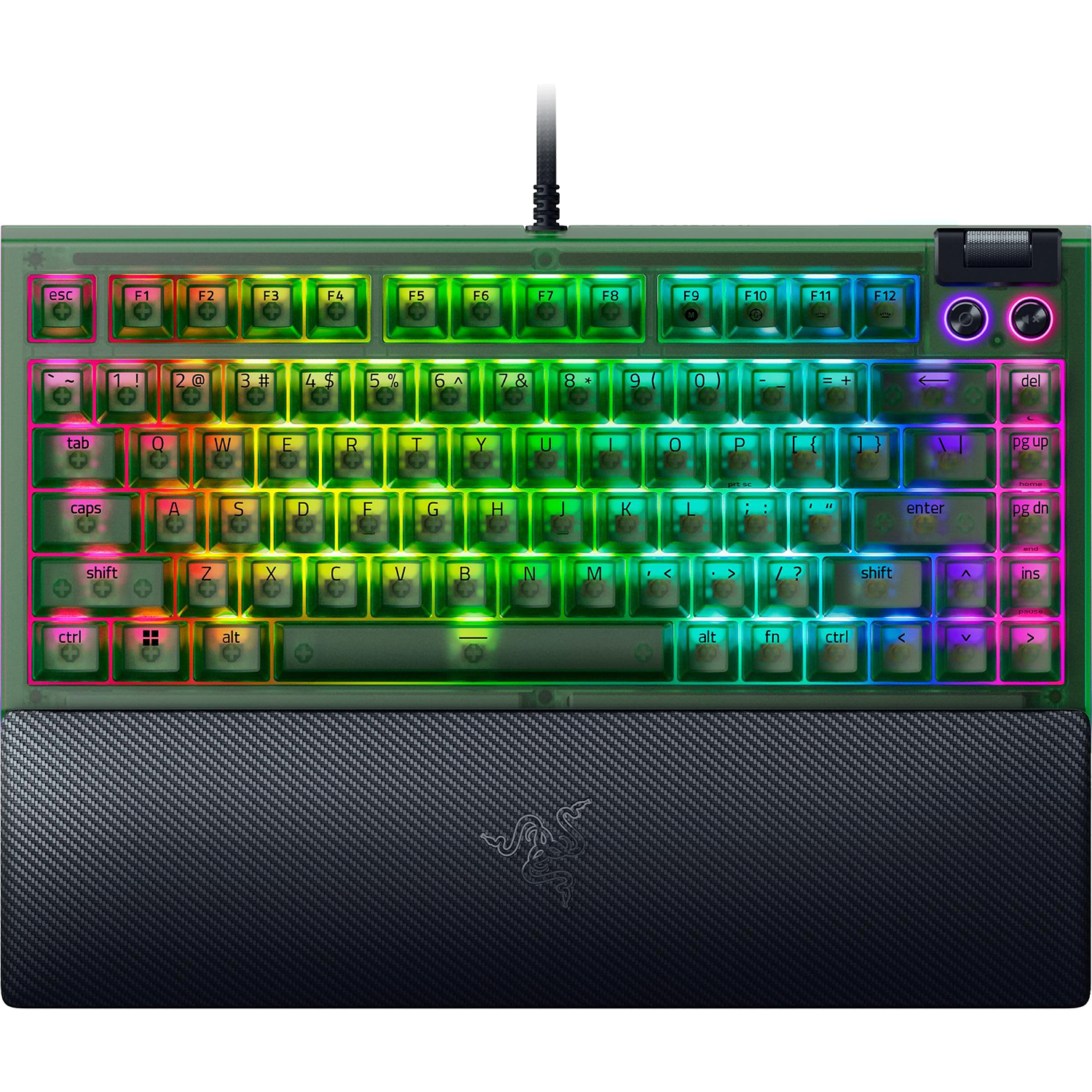 Игровая клавиатура Razer BlackWidow V4 75% - Phantom Green Ed. - US Layout Razer RZ03-05003300-R3M1